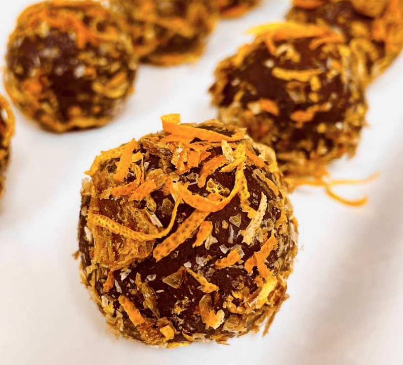 chcolate orange picture of chocolate with orange peels