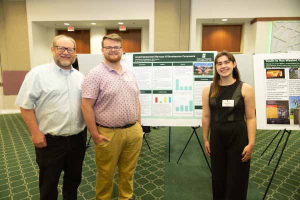 Grymes with student researchers