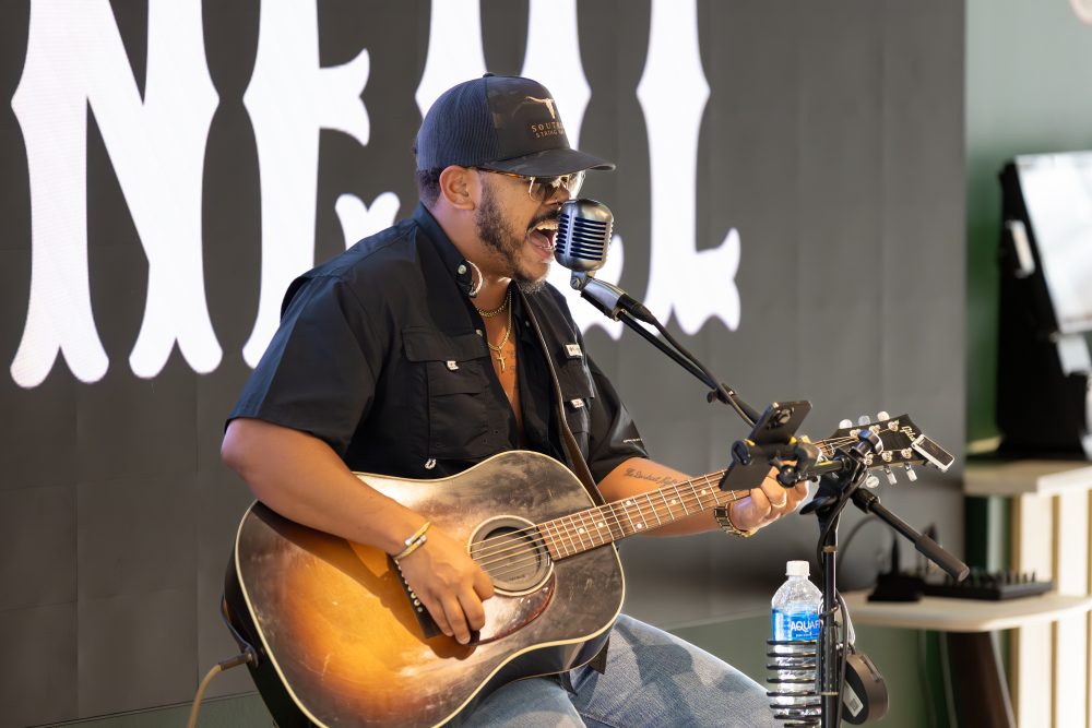 Austin McNeil performing at Upper Prospector