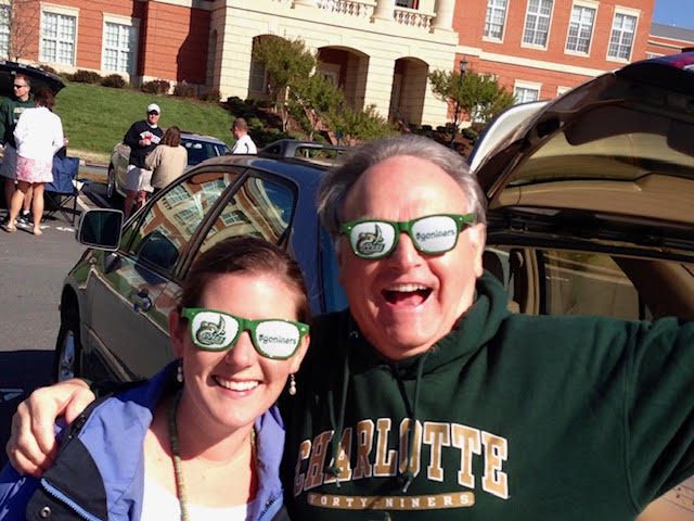 Angie Cauble with her father-in-law Bo