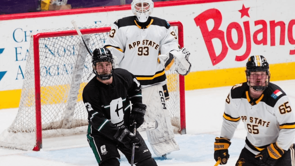 Club ice hockey at Bojangles Coliseum