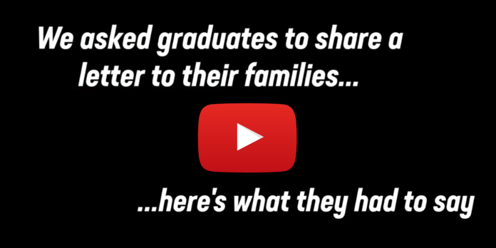 Screenshot of FDear Families video with play button over top