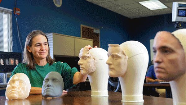 A collection of photos from digital features produced by University Communications