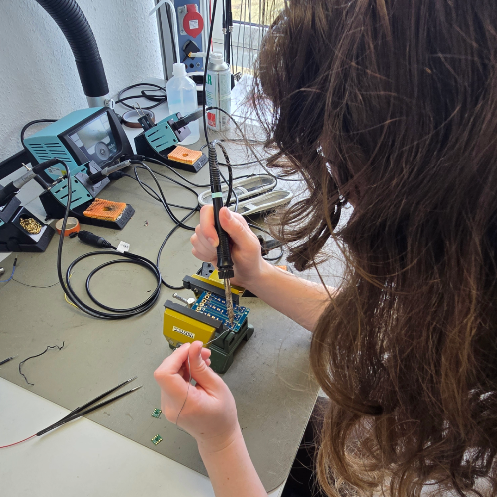 Abby Spencer interning at Bürkert in Karlsruhe, Germany