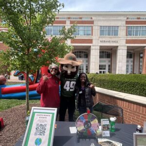 Beth Sang with Norm at a campus event