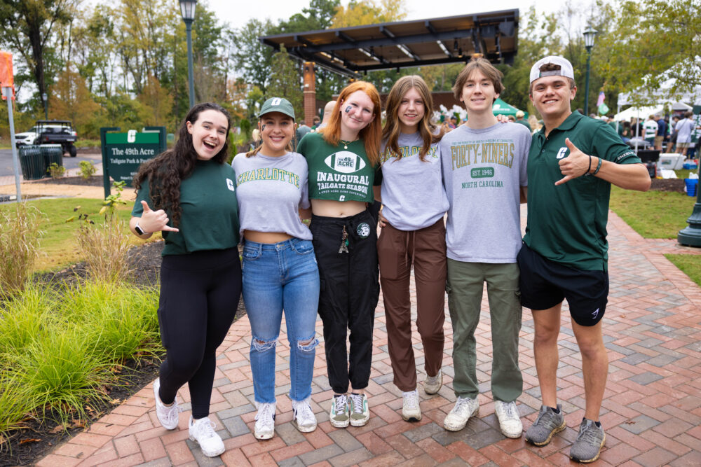 Students at the 49th acre
