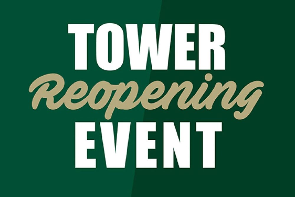 tower reopening graphic