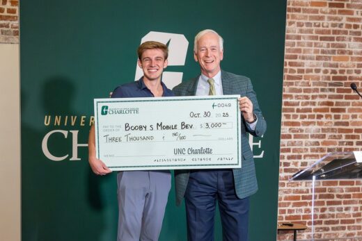 Nicholas Hugger Receiving Check