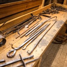 Farming tools at Rosedale Plantation