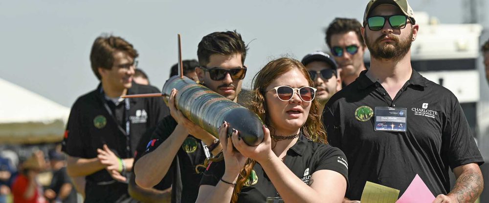 49er Rocketry Team at the 2022 NASA Student Launch Competition. 