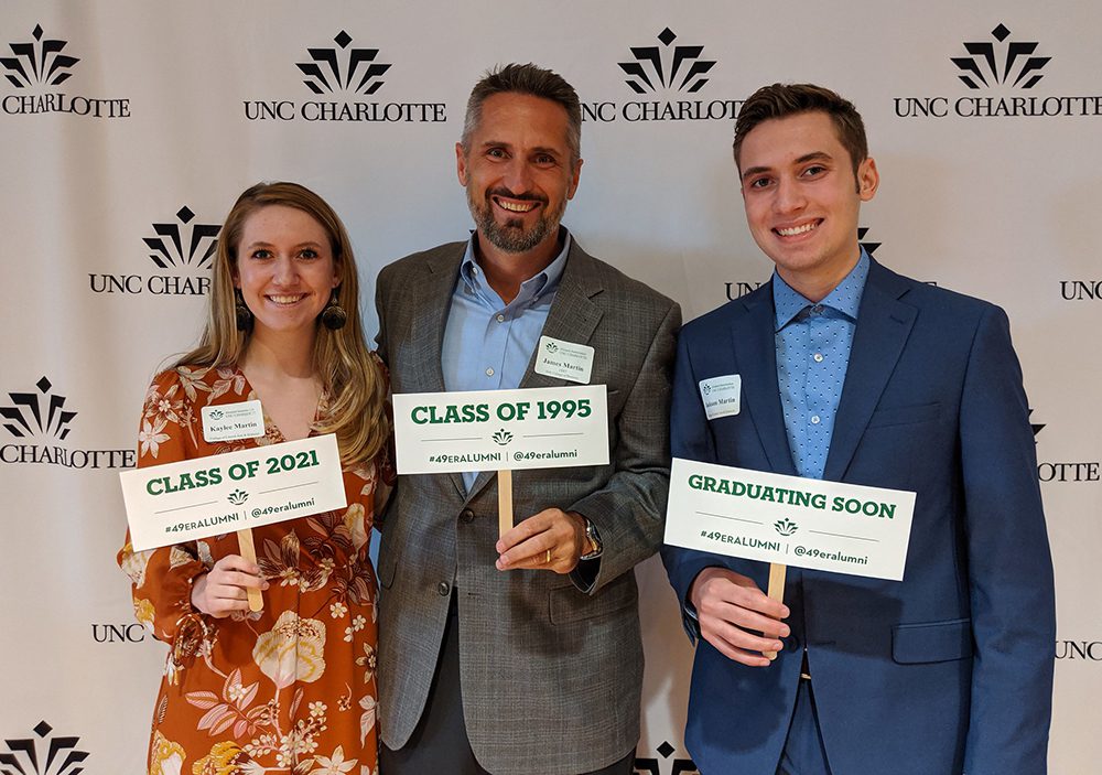 Martin family at the Legacy Pinning ceremony