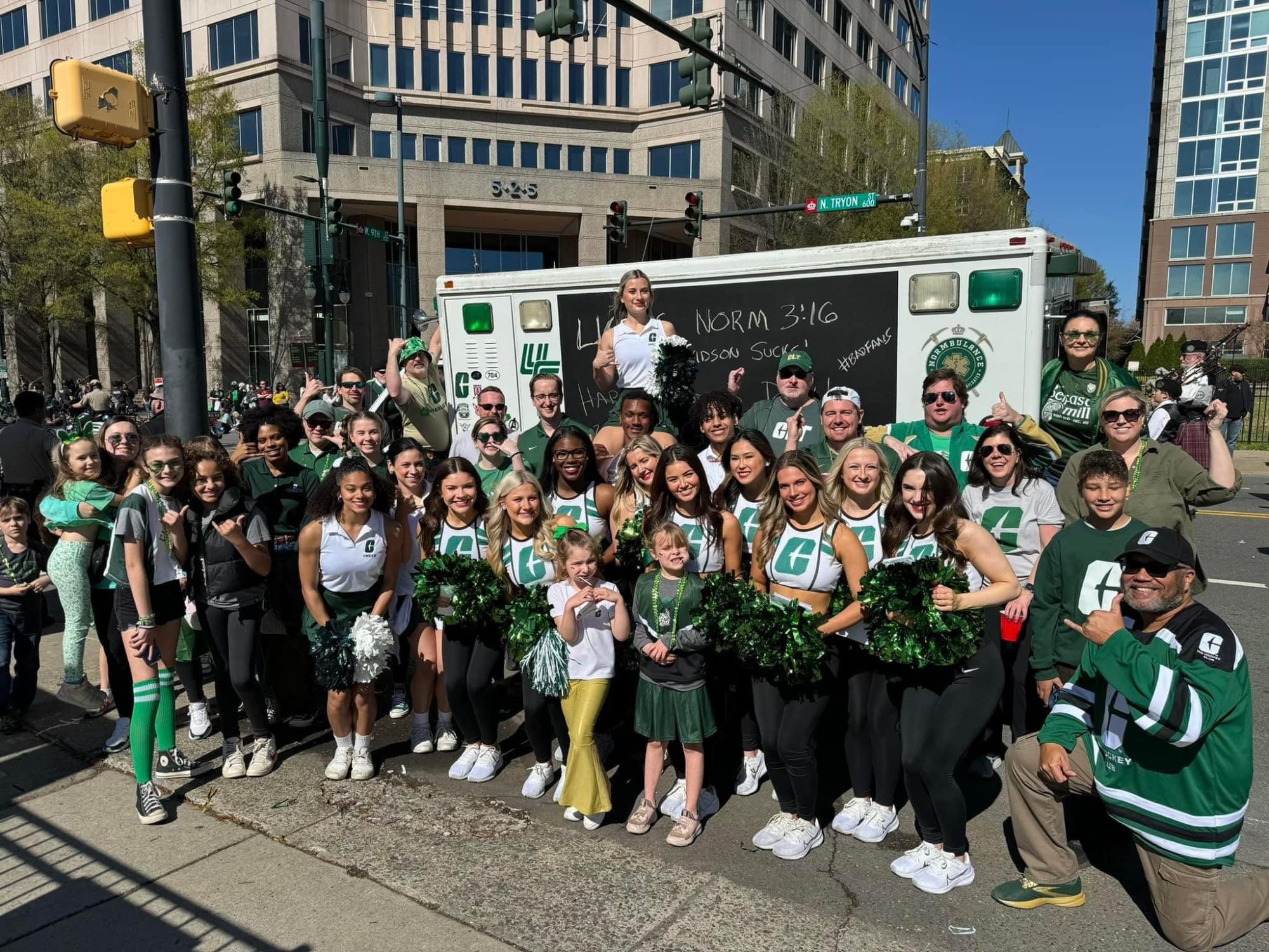 Niners at St. Patrick's Day Parade