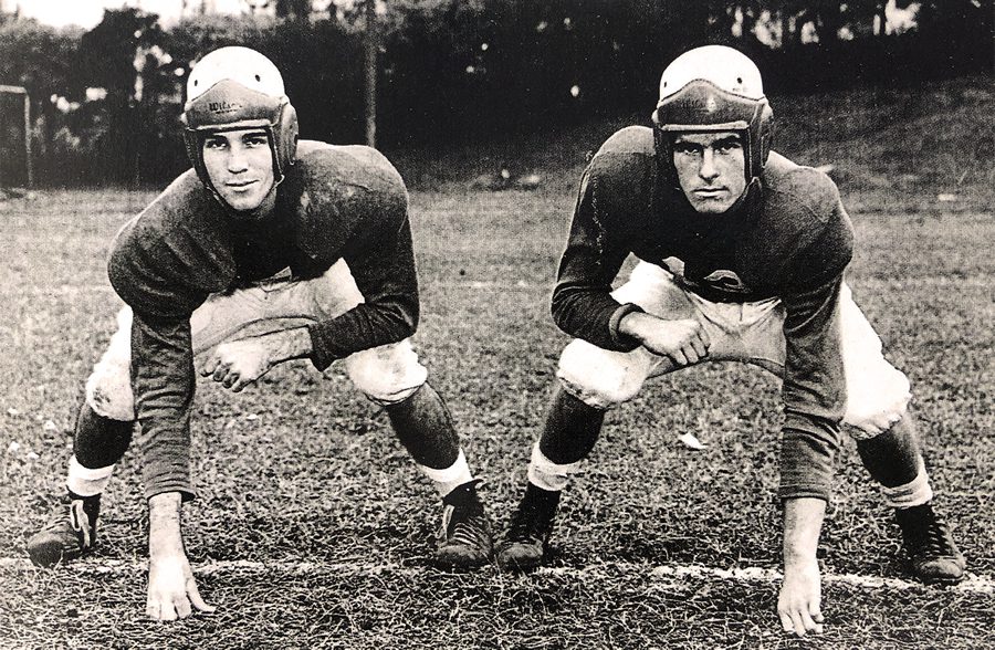 Carroll York and Ed Nuzum in 1947