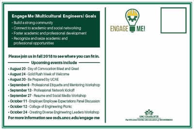 Engage ME postcard