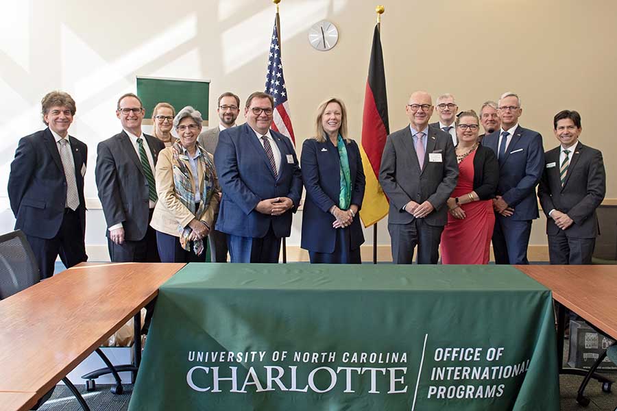 Charlotte signs partnership with German university