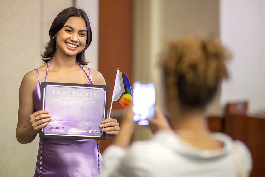 lavender graduation