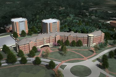 rendering of Levine Hall