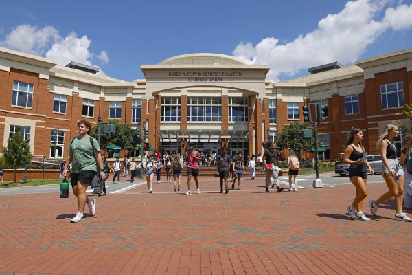 Students on campus