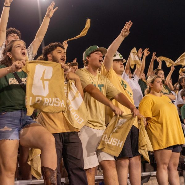 Niners at football game