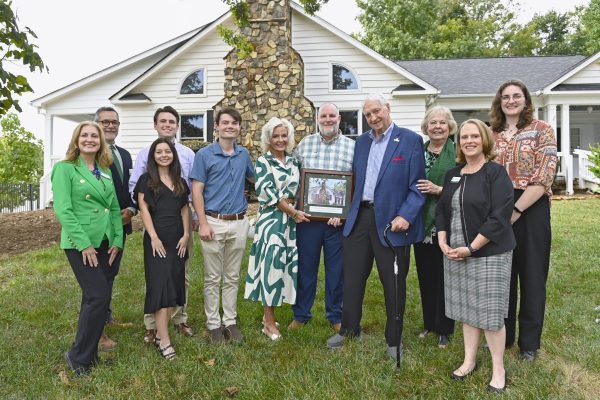 Helms Family at dedication of Helms House