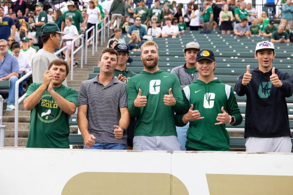 Niners at a football game