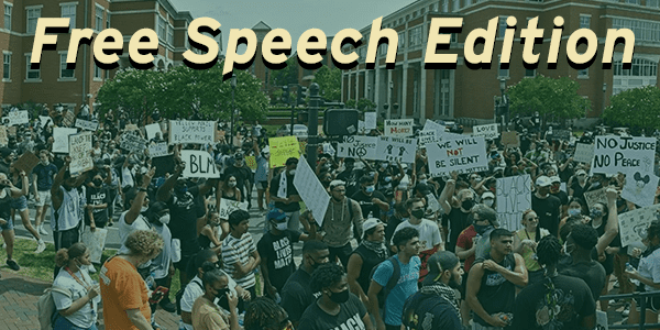 Free speech graphic