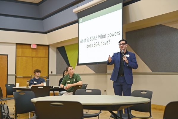 Isaiah Grayson at Student Sustainability Summit