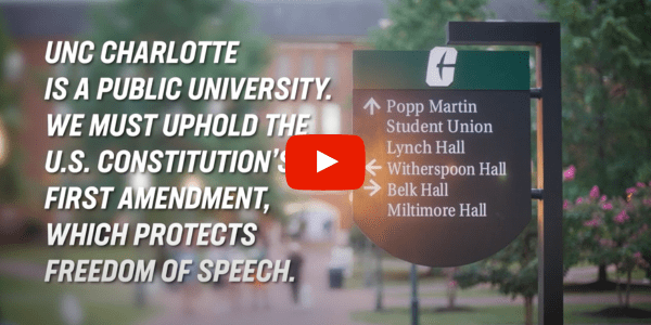 Free speech video graphic