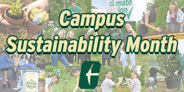 Campus Sustainability Month graphic