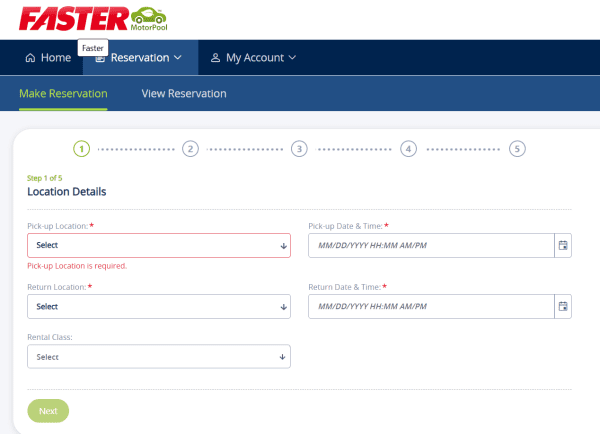 Faster MotorPool