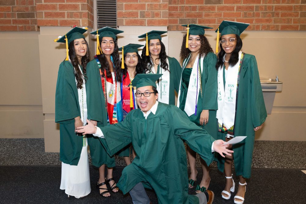 Graduates from the School of Nursing