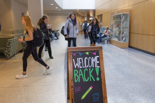 Students on campus