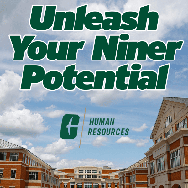 Unleash Niner Potential workshop series graphic