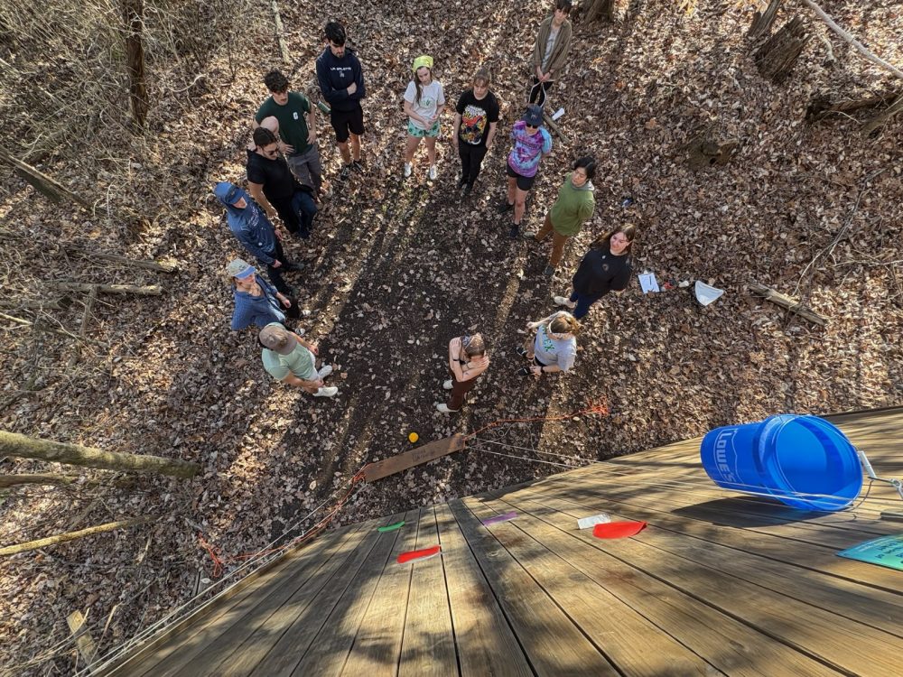 Venture Outdoor Leadership "The Wall" Team Challenge