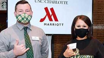 Brittany Akinsola ’11 and Robert Wright ’18, ’20