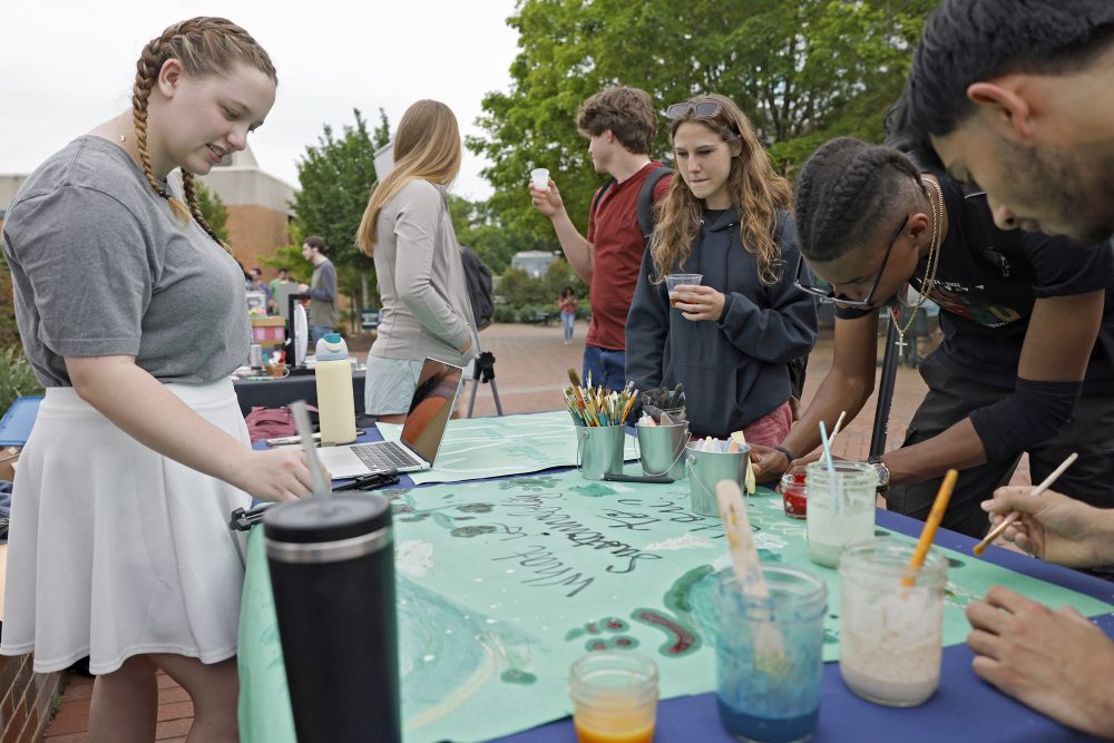Party for the Planet tabling