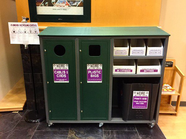 Weird Recycling Bins