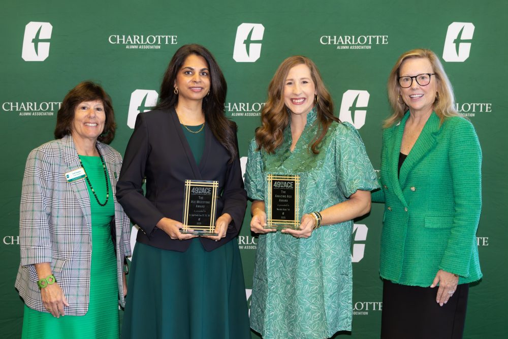 ACE Award Recipients with Chancellor Gaber and Jodi Kaplan