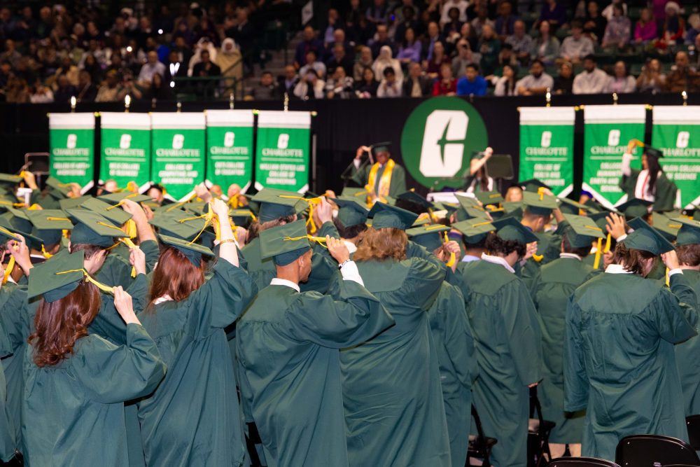 Graduates turn their tassels