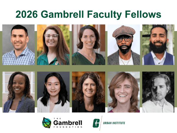 Seventh Cohort of Gambrell Faculty Fellows