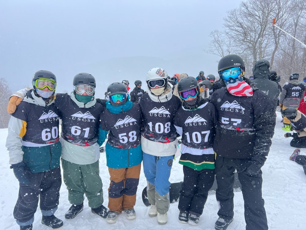 Charlotte club snowboarders at the slopes during National Championship