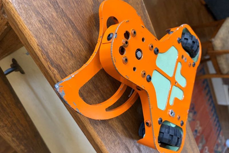 Brian Schoellner's first-ever Battle Bot design, called "Hellachopter"