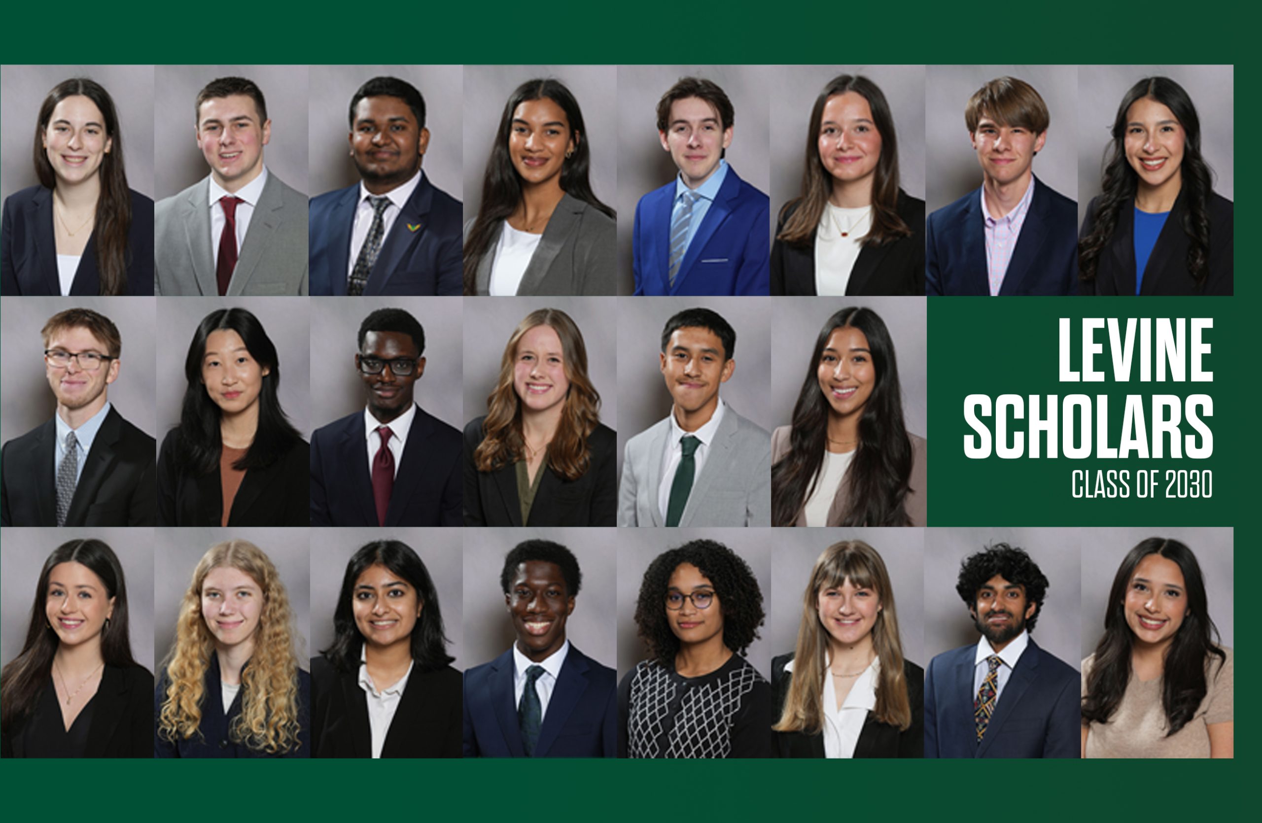 Class of 20230 Levine Scholars