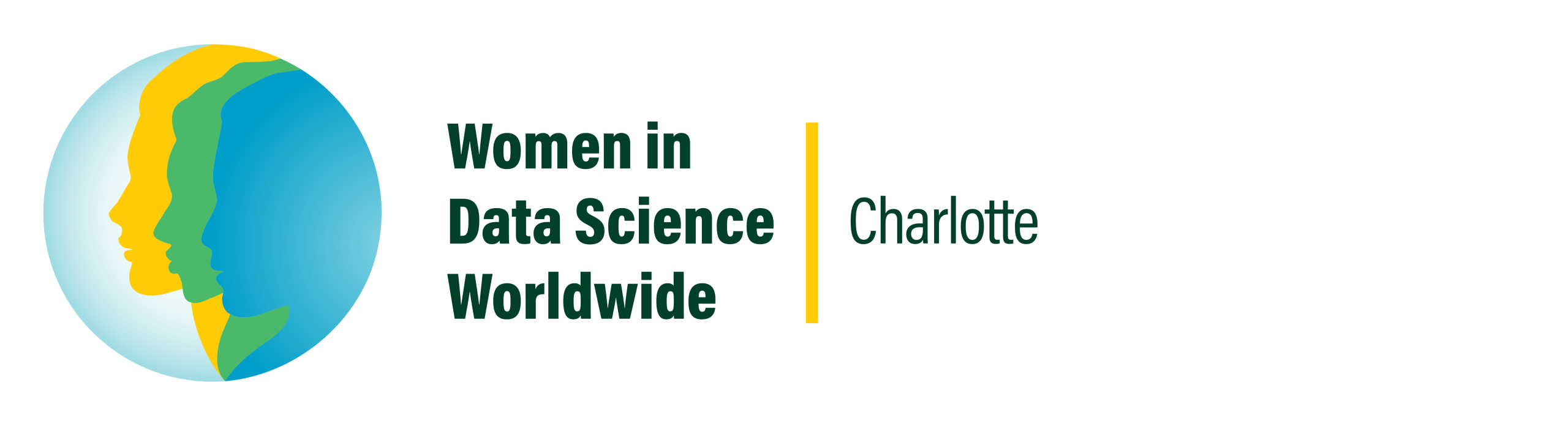 WIDS WITH CHARLOTTE horizontal Women in Data Science Worldwide Charlotte logo featuring overlapping profile silhouettes and the text “Women in Data Science Worldwide | Charlotte.”