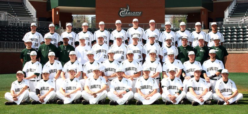 2010 team photo 2010 UNC Charlotte baseball team photo